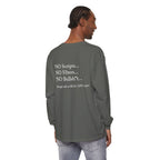 Tell It Like It Is Long Sleeve Tee — "No Scripts... No Filters... No Bullsh*t" Statement Shirt Printify Long-sleeve  314 Originals