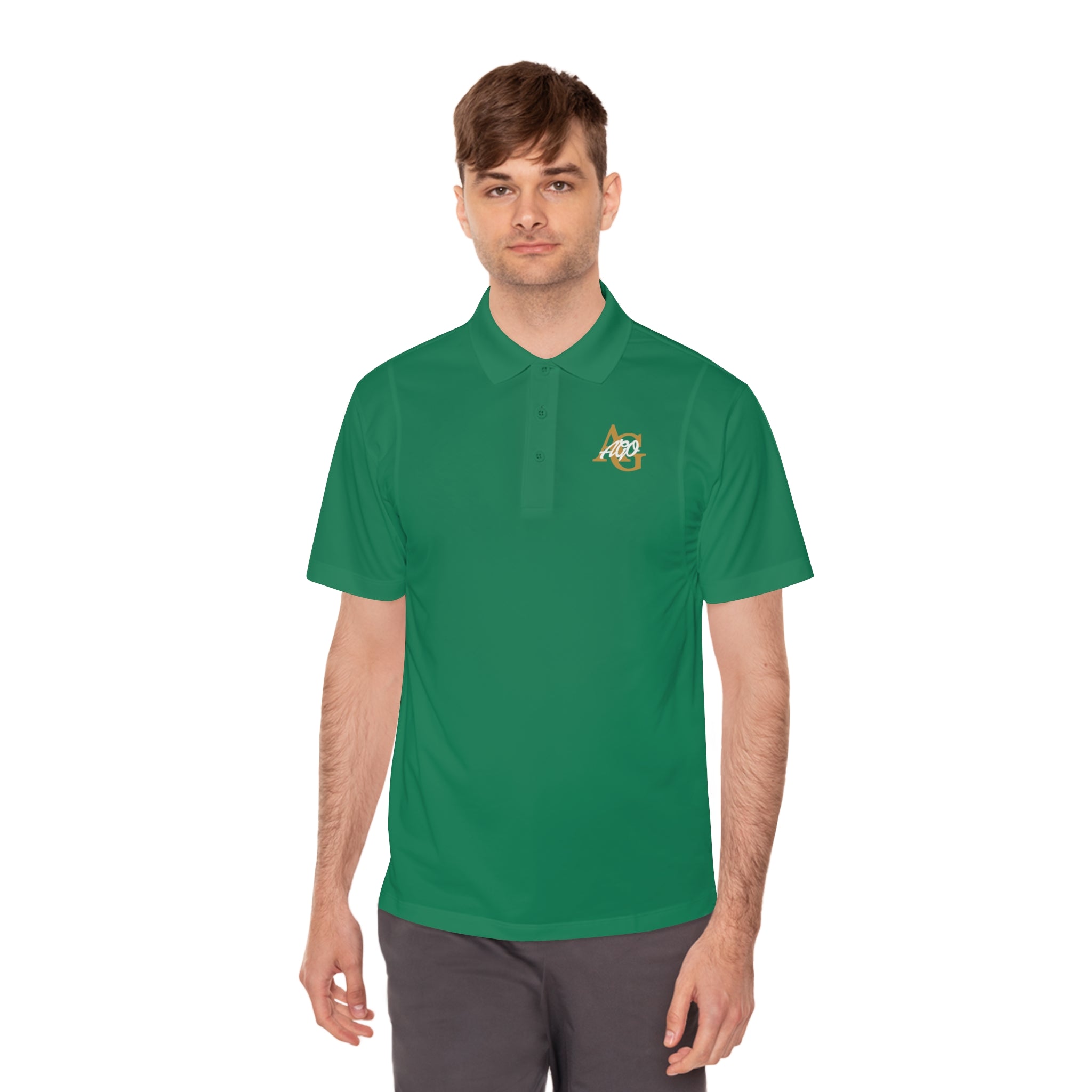 AGO Men's Sport Polo Shirt — Embroidered Logo Performance Golf Polo - 314 Originals