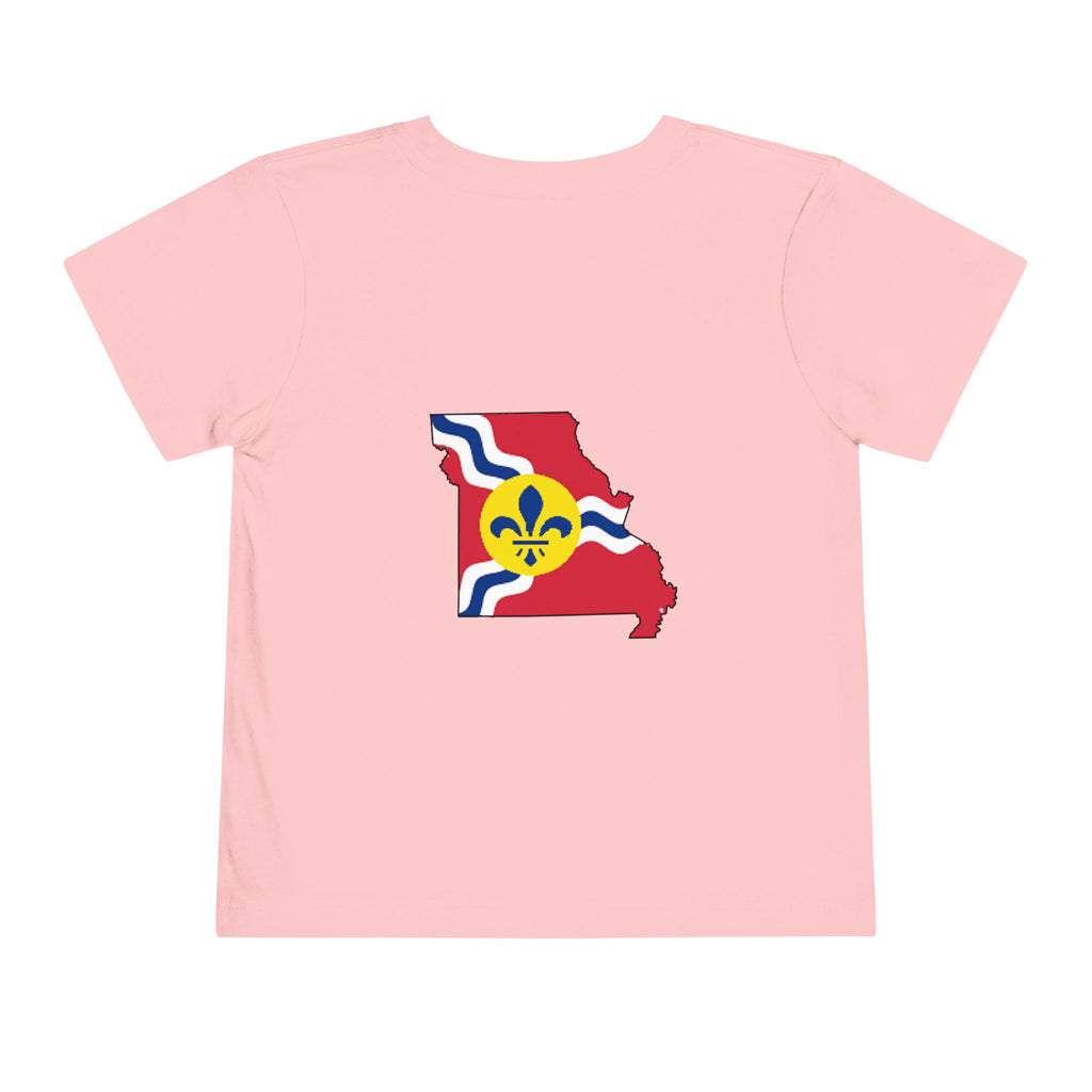 Toddler Tee — "From the Lou and I’m... Proud" St. Louis Flag Kids Shirt - 314 Originals