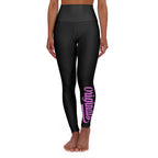 Yoga Leggings — High-Waisted Leggings with Pink “Originals” Side Script - 314 Originals