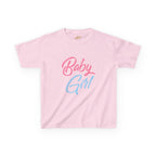 "Baby Girl" Pastel Script Shirt - 314 Originals