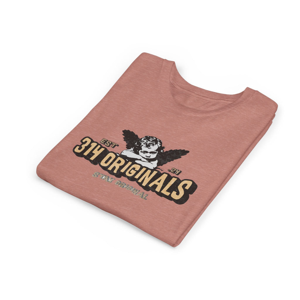 314 Originals Youth Tee - Vintage Cherub Graphic Kids T-Shirt Printify Kids clothes  314 Originals