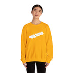 Cloud Script Crewneck Sweatshirt — White Script Logo Cozy Pullover Printify Sweatshirt  314 Originals