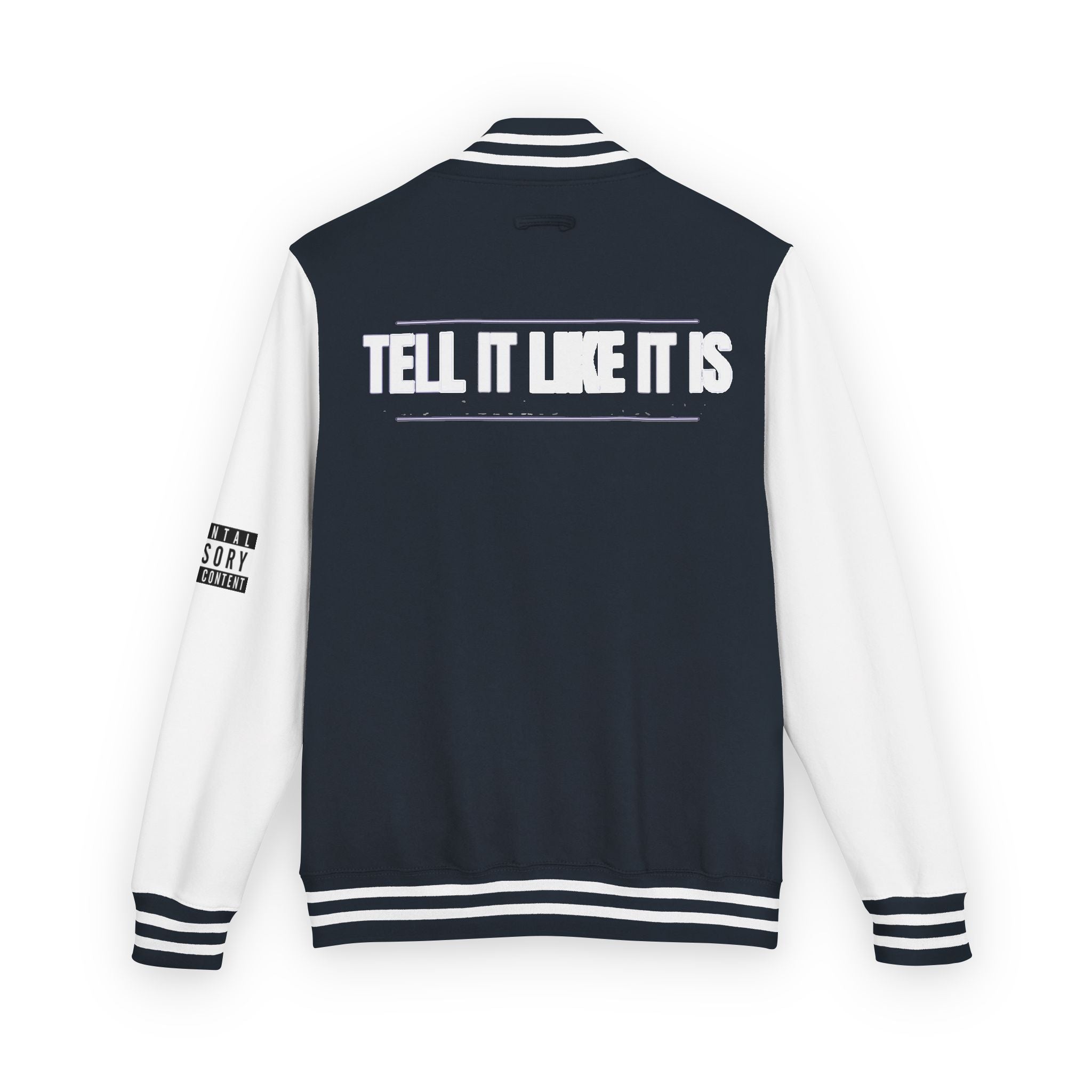 Tell It Like It Is Letterman Jacket Printify Outerwear  314 Originals
