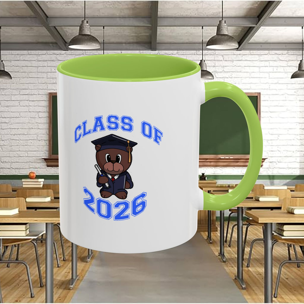 Graduation 2026 Accent Coffee Mug — Class of 2026 Grad Gift