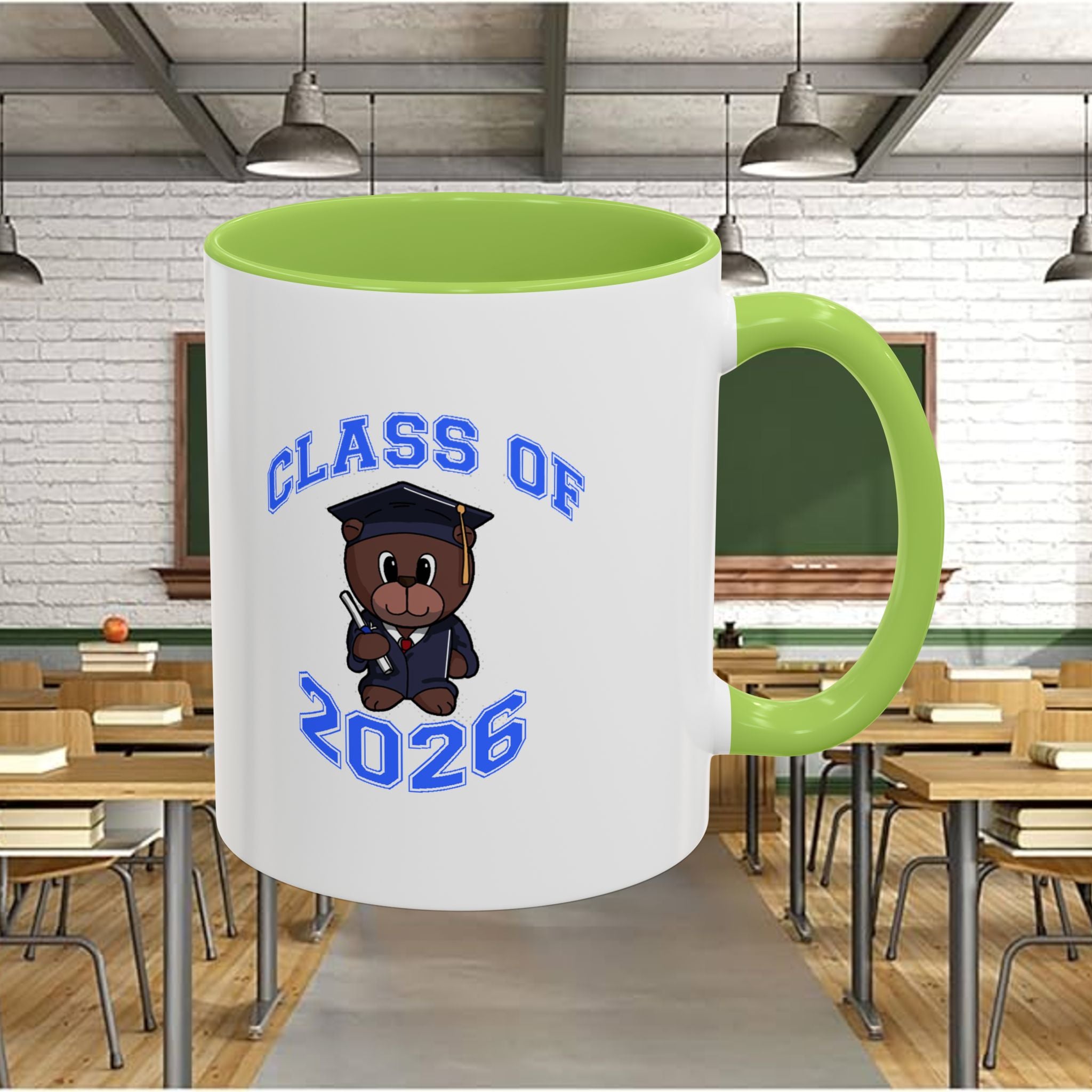 Graduation 2026 Accent Coffee Mug — Class of 2026 Grad Gift