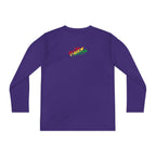 "Mom's Favorite Kid" Youth Long Sleeve Tee — Colorful Retro Graphic - 314 Originals