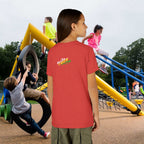 Girl's "Favorite Kid" Retro Yellow & Green Graphic T-Shirt - 314 Originals