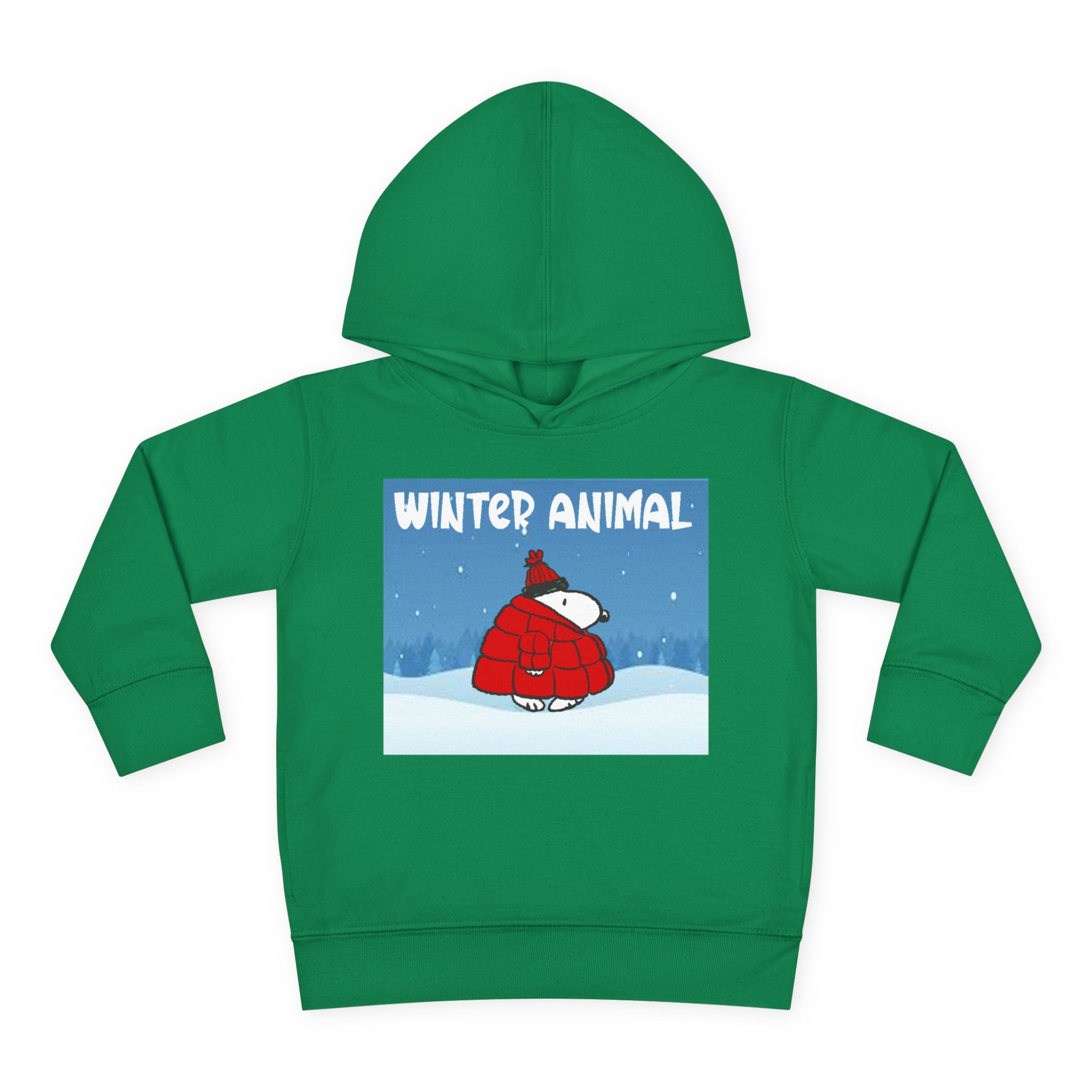 "Winter Animal" Toddler Hoodie Pullover - 314 Originals