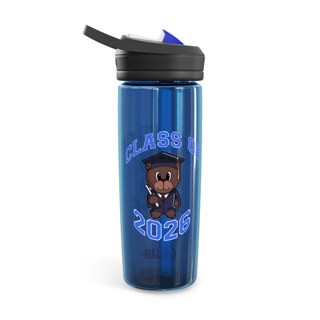 Class of 2026 Graduation Bear Design Water Bottle