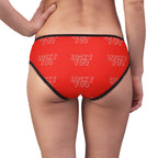 Lucky You Red Briefs — Women's Lace-Trim Underwear - 314 Originals
