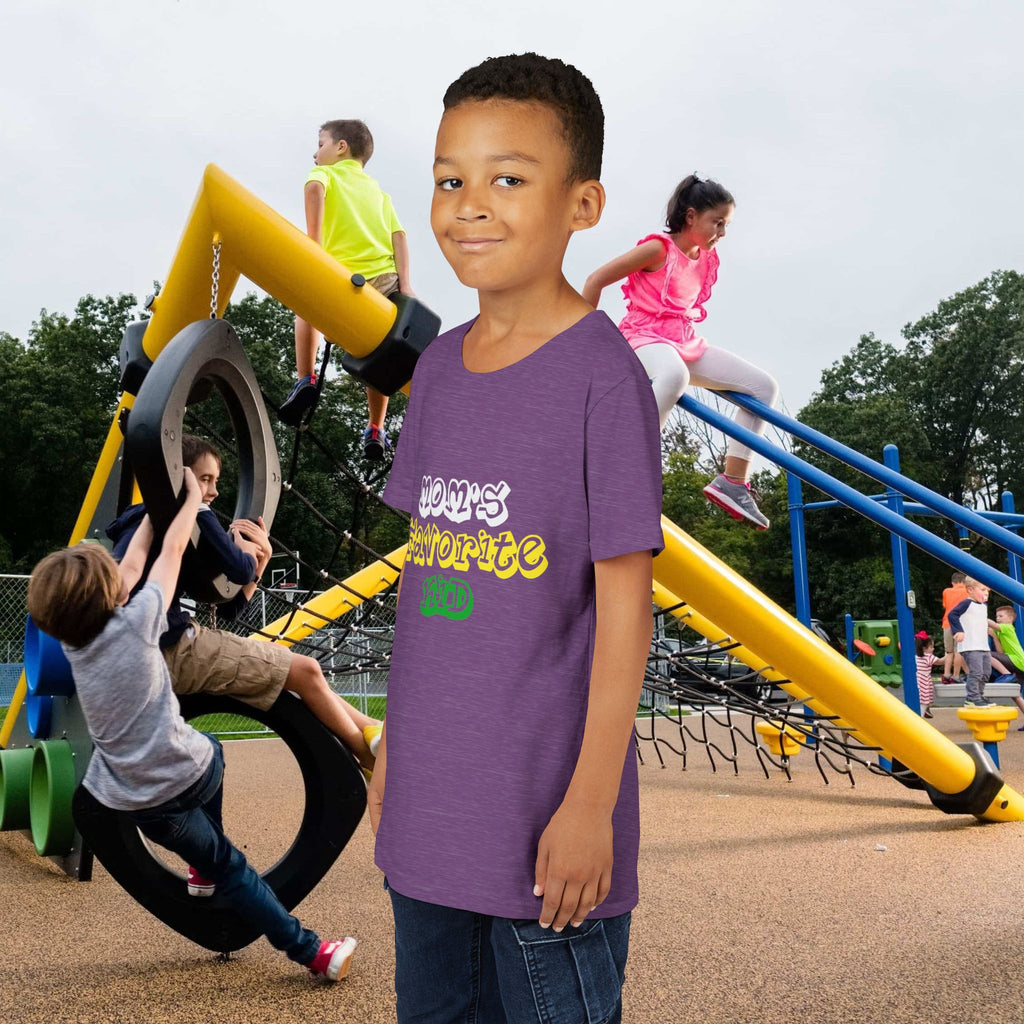Boys "Favorite Kid" Retro Yellow & Green Graphic T-Shirt - 314 Originals