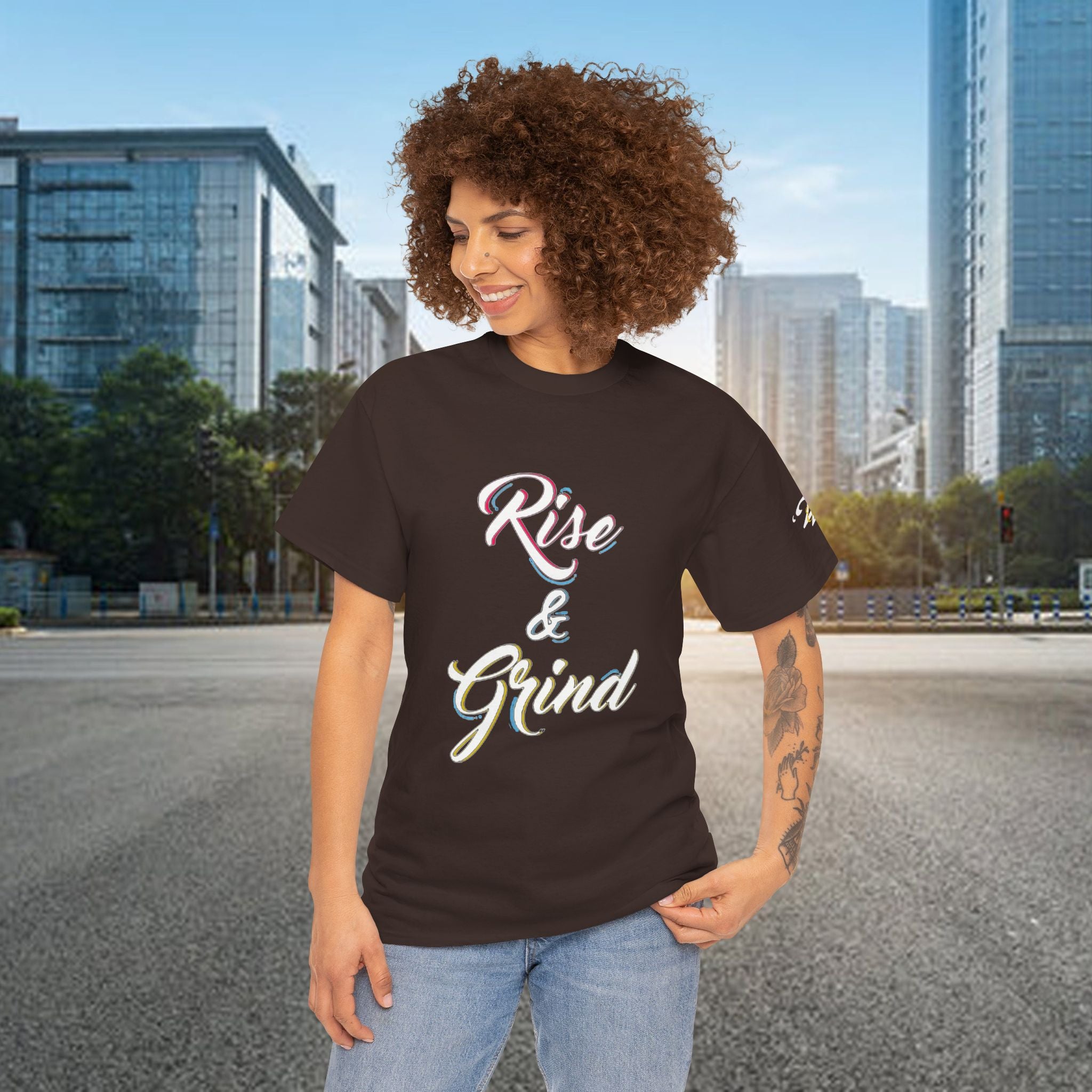 Rise & Grind T-Shirt — Motivational Graphic Tee for Hustle Mindset - 314 Originals