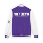 Tell It Like It Is Letterman Jacket Printify Outerwear  314 Originals