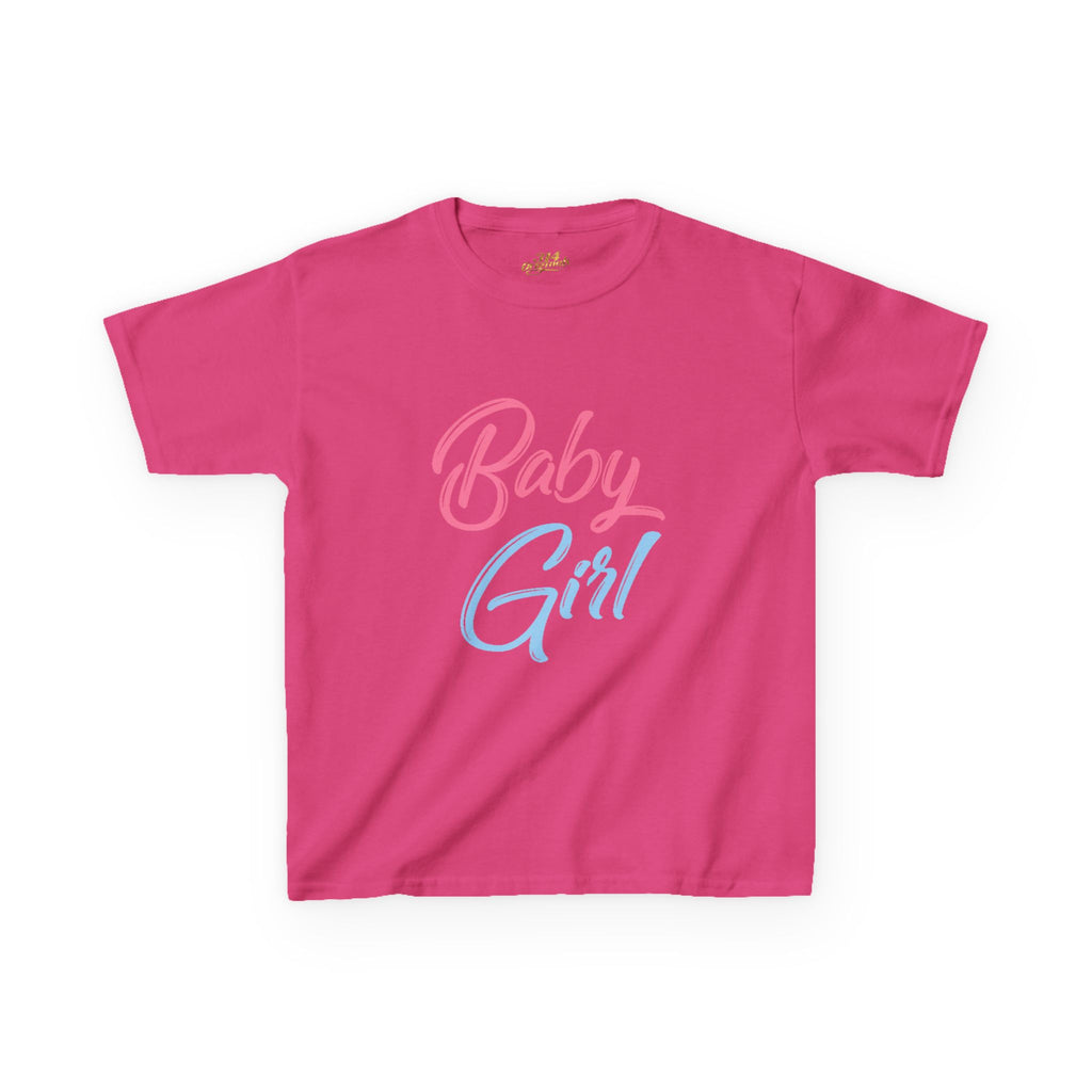 "Baby Girl" Pastel Script Shirt - 314 Originals