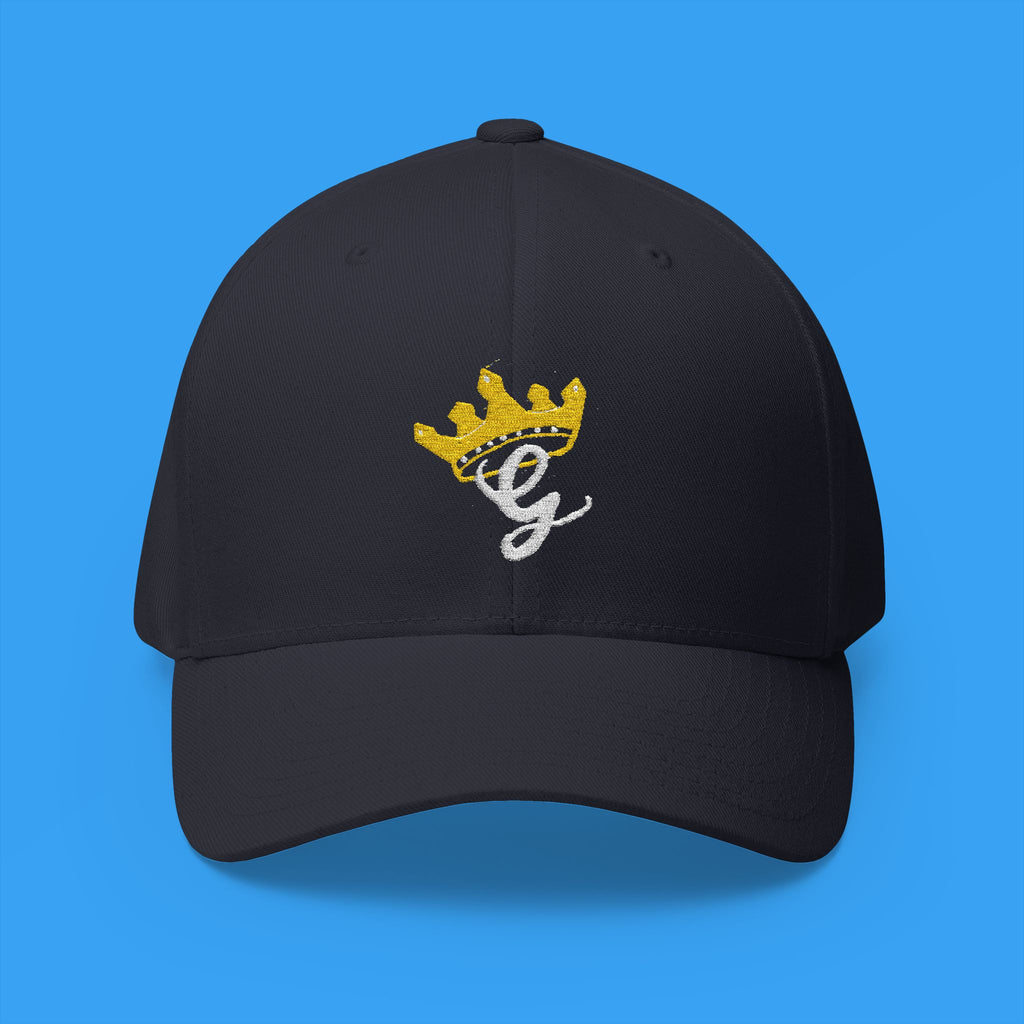 King's Gear Embroidered Crown Script Cap — 314 Original Closed-Back Structured Hat - 314 Originals