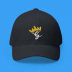 King's Gear Embroidered Crown Script Cap — 314 Original Closed-Back Structured Hat - 314 Originals