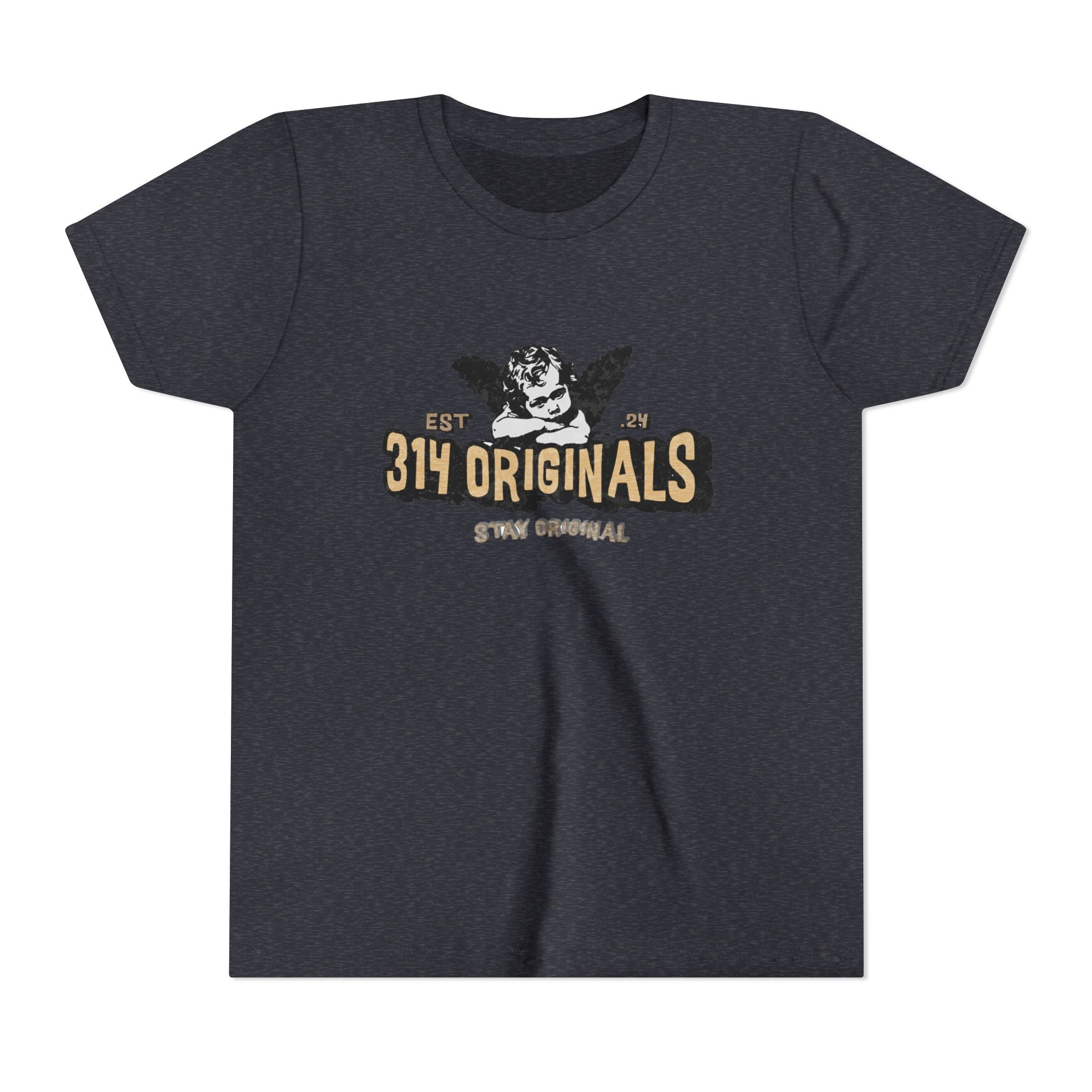 314 Originals Youth Tee - Vintage Cherub Graphic Kids T-Shirt Printify Kids clothes  314 Originals