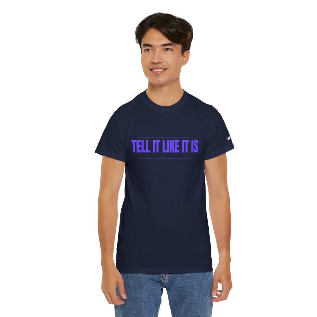 Tell It Like It Is Podcast — Bold Statement Graphic T‑Shirt ("No Scripts… No Filters… No Bullsh*t") Printify T-Shirt  314 Originals