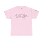 The Lou Script Pink Tee — Vintage Script Graphic T-Shirt - 314 Originals