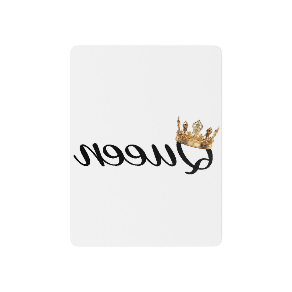 'Queen' Script with Gold Crown Temporary Tattoo - 314 Originals