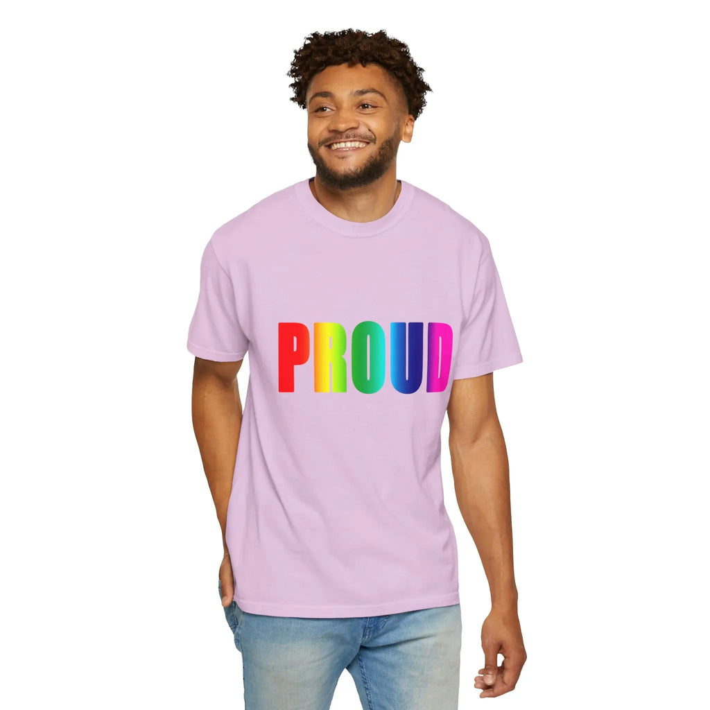PROUD Garment-Dyed T-shirt Printify