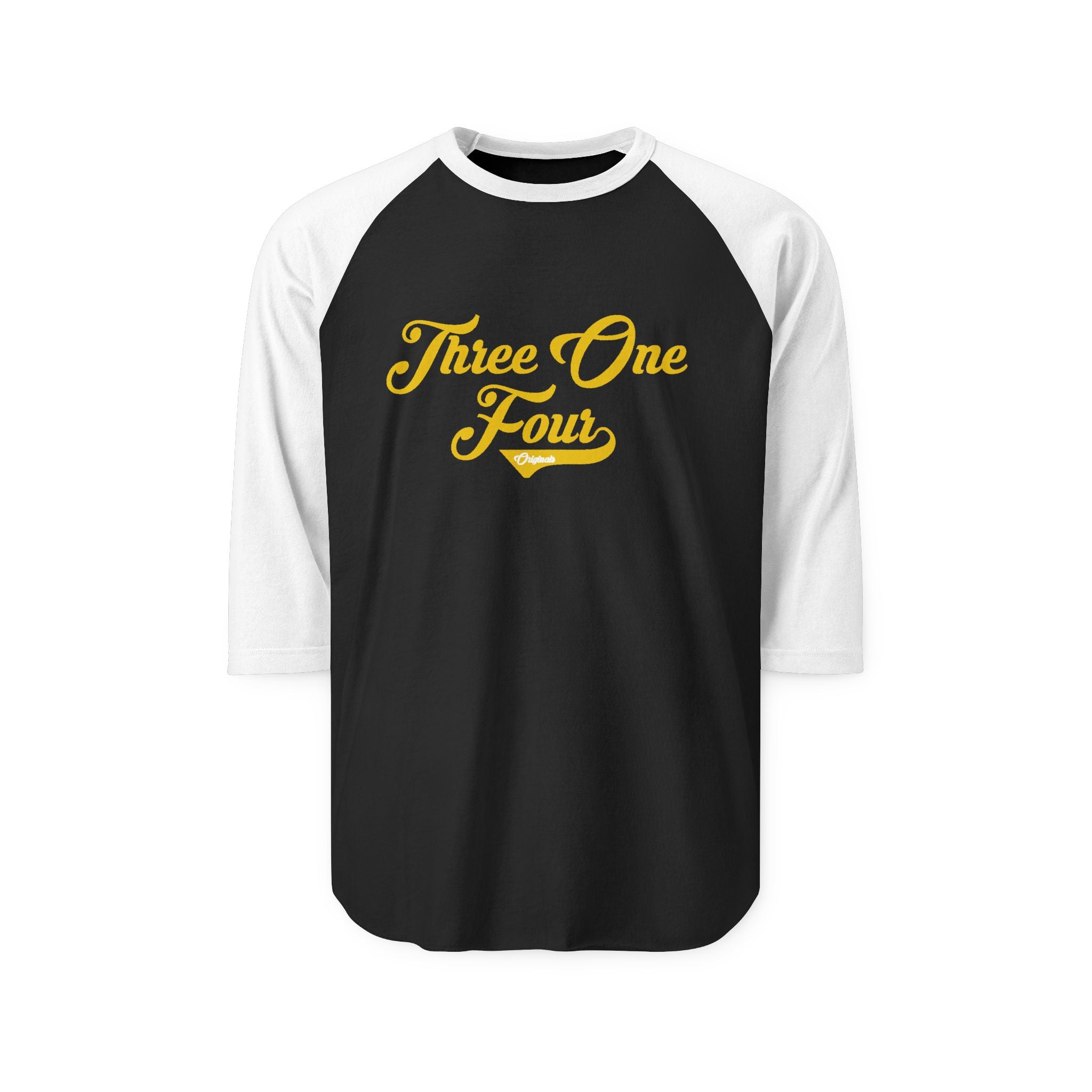 'Three One Four' Retro Script Baseball Tee - 314 Originals