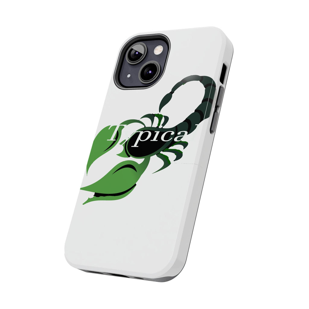 Scorpio Zodiac Tough Phone Case — Green Scorpion "Typical" Design Printify Phone Case  314 Originals