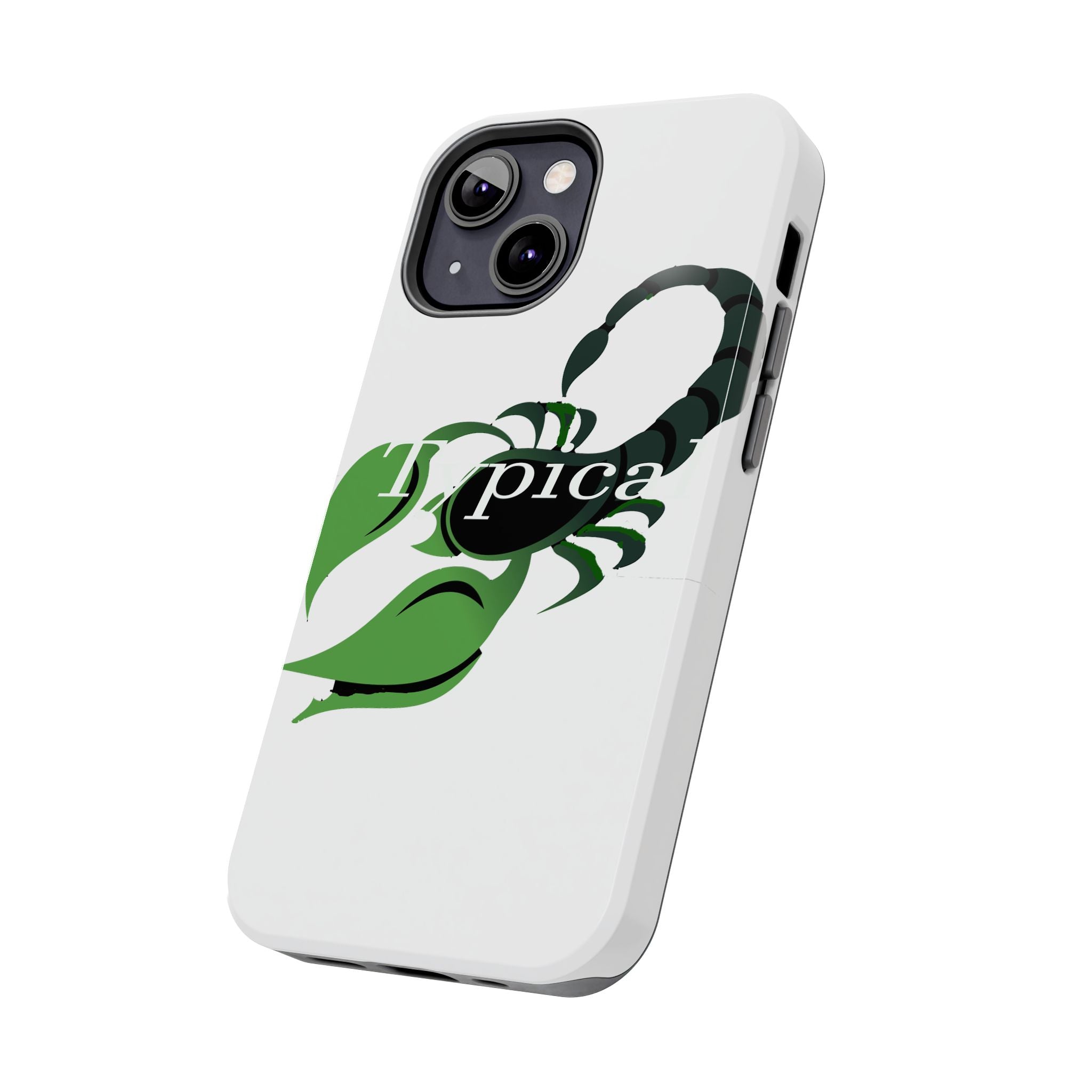 Scorpio Zodiac Tough Phone Case — Green Scorpion "Typical" Design Printify Phone Case  314 Originals
