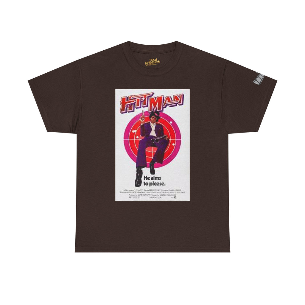 'Hit Man' Movie Poster Design (He aims to please) Printify T-Shirt  314 Originals