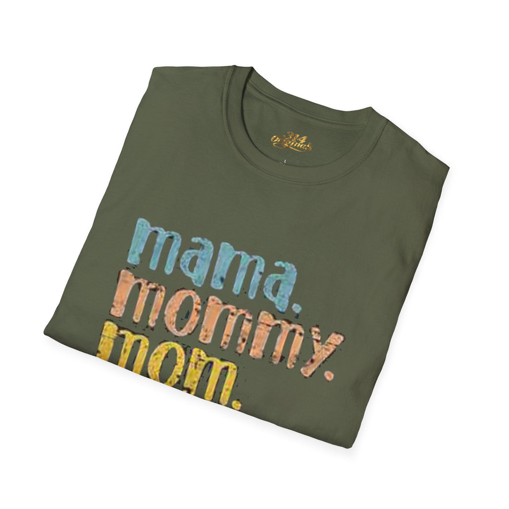 Mama Mommy Mom Bruh T-Shirt – Funny Retro Mom Graphic Tee Printify T-Shirt  314 Originals