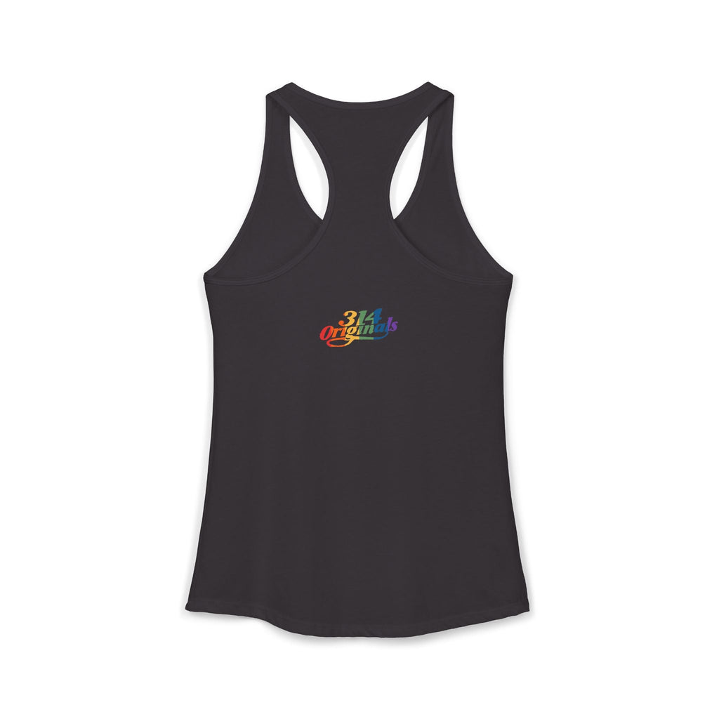'PROUD' Women's Ideal Racerback Tank Printify Tank Top  314 Originals