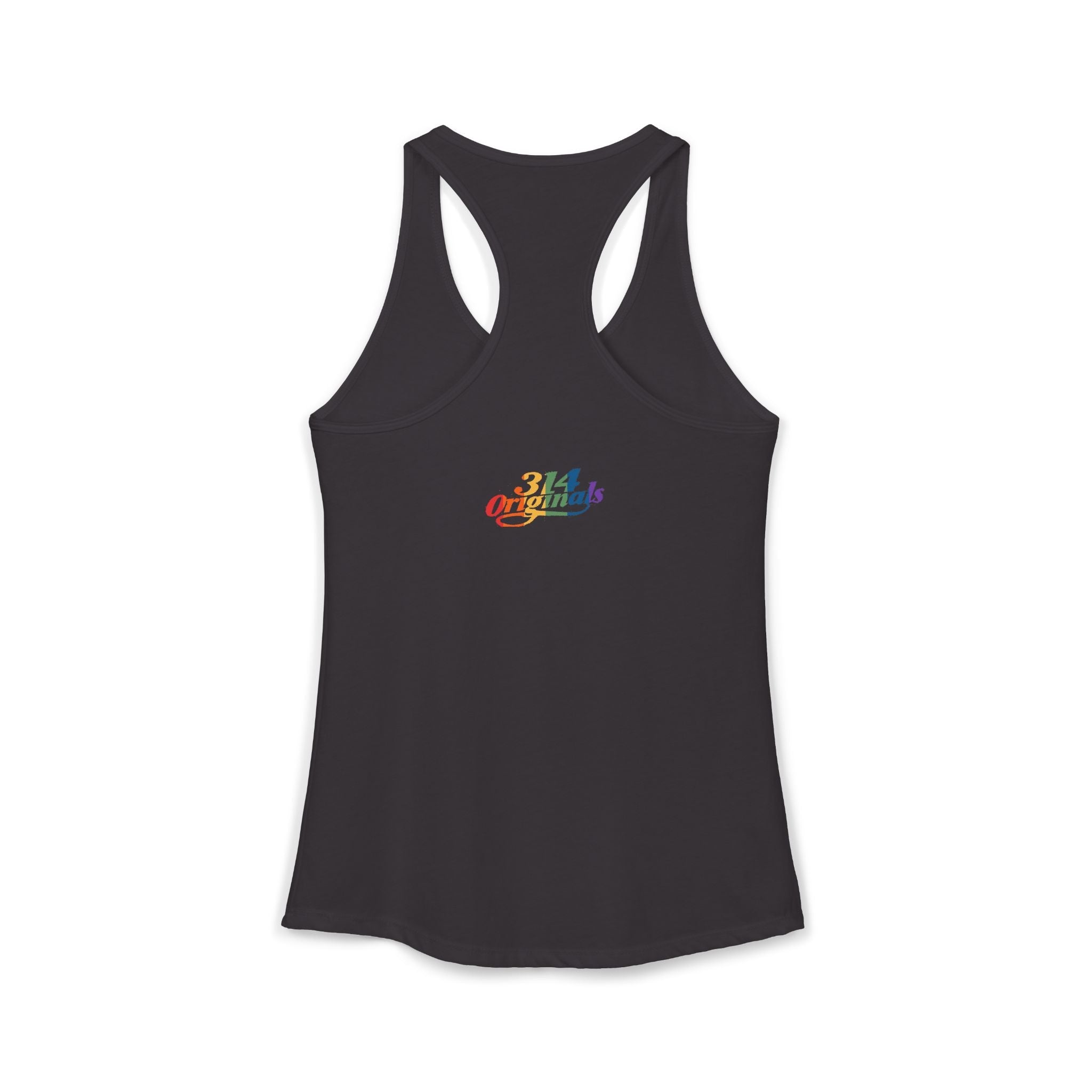 'PROUD' Women's Ideal Racerback Tank Printify Tank Top  314 Originals