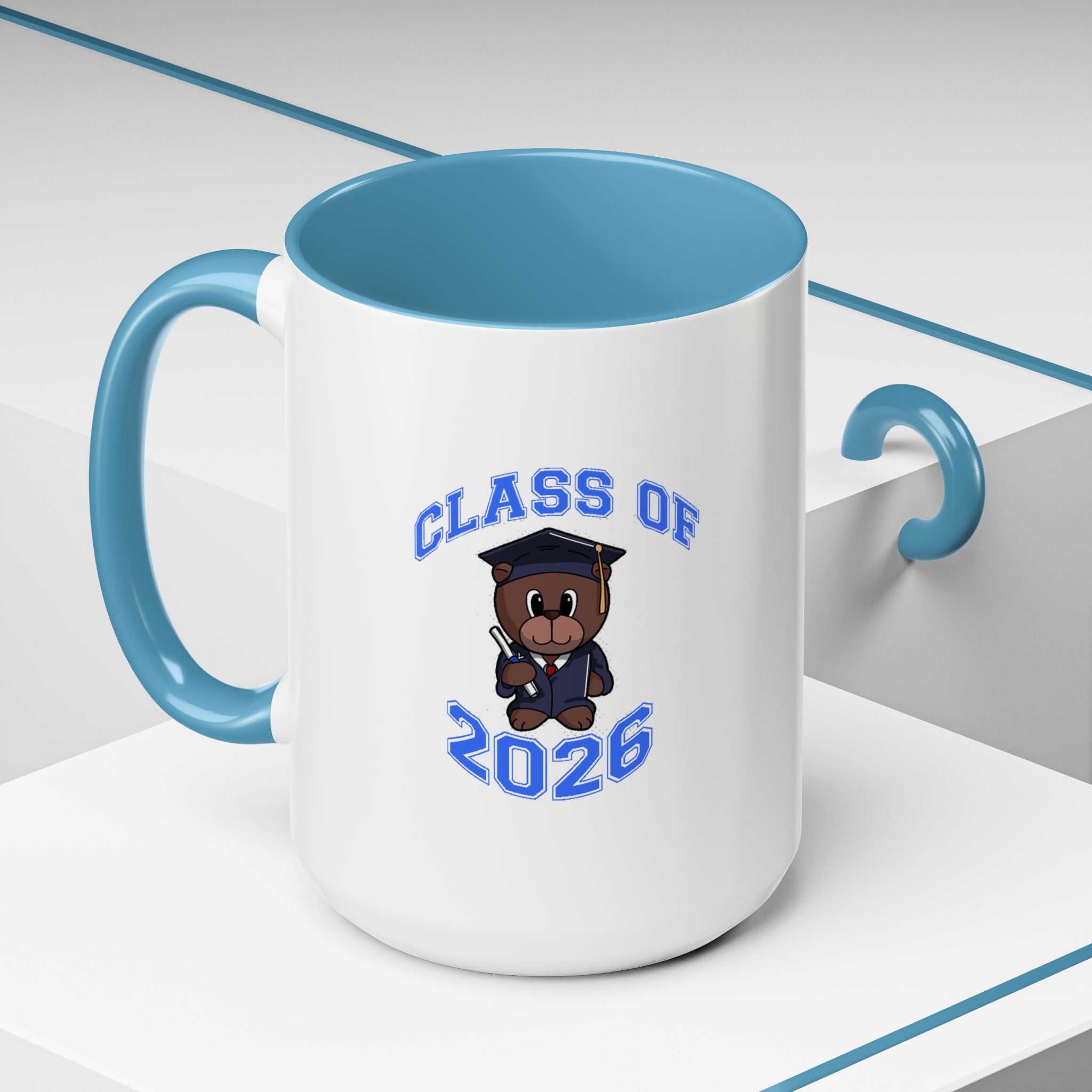 Graduation 2026 Accent Coffee Mug — Class of 2026 Grad Gift