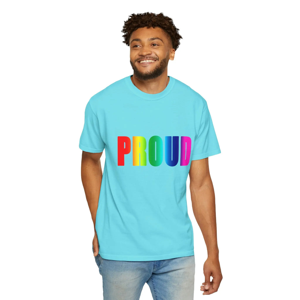 PROUD Garment-Dyed T-shirt Printify