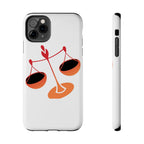 Libra Scales Phone Case — Zodiac Balance Tough Protective Cover Printify Phone Case  314 Originals