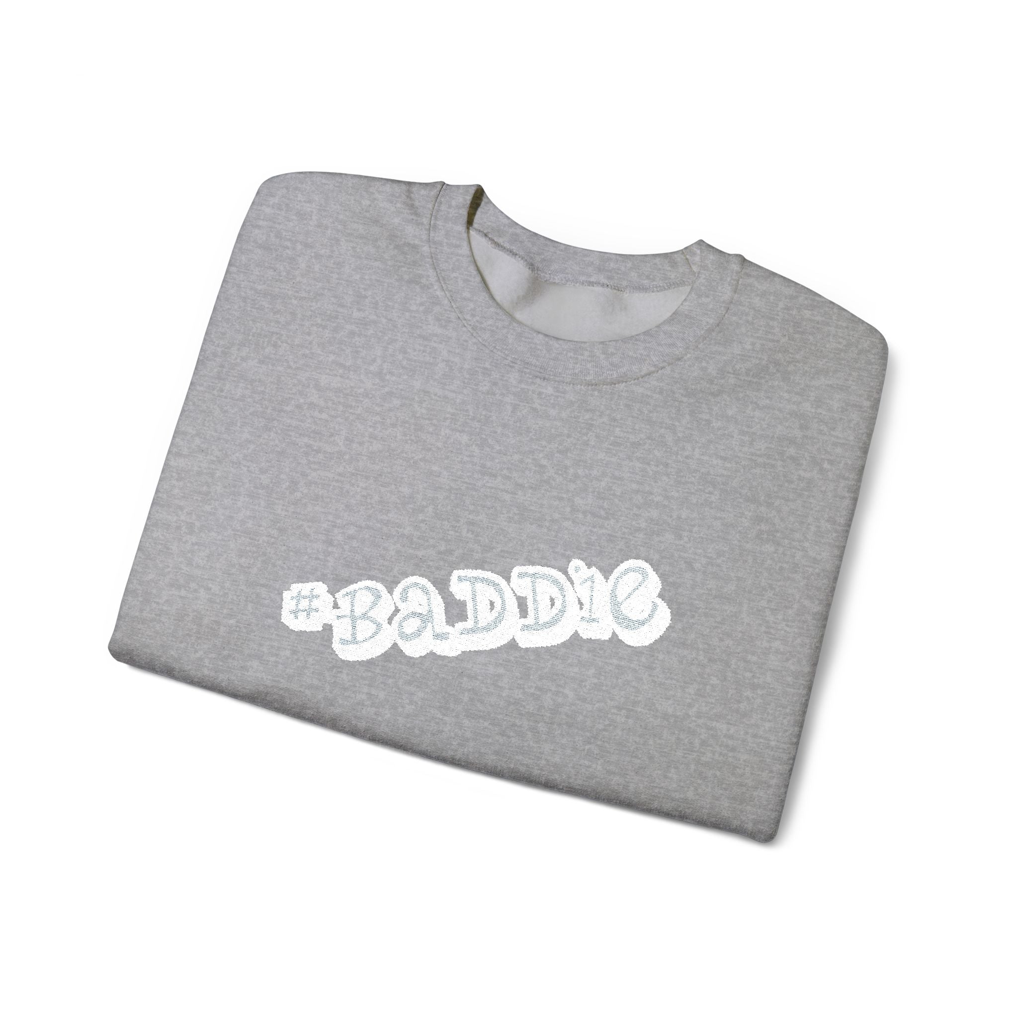 Cloud Script Crewneck Sweatshirt — White Script Logo Cozy Pullover Printify Sweatshirt  314 Originals