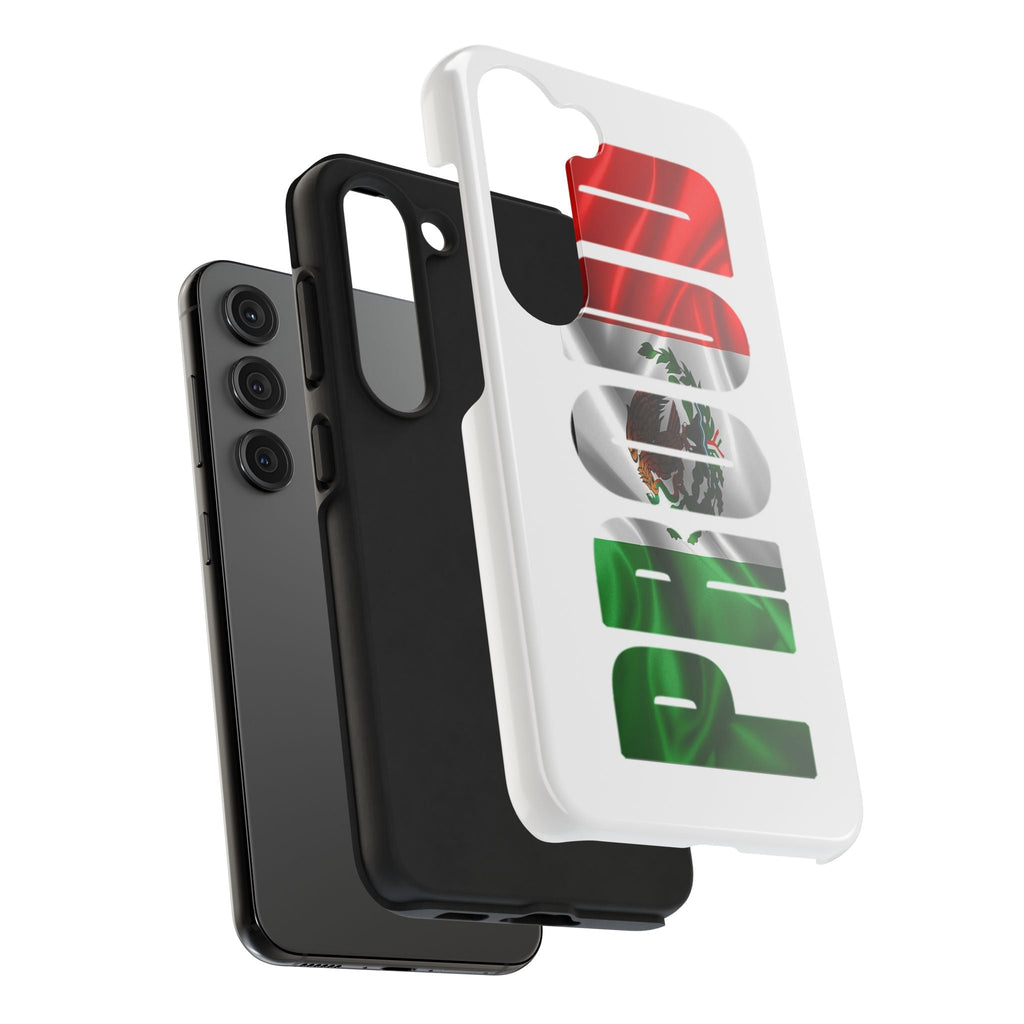 Mexico Pride Tough Phone Case — Mexican Flag Vertical 'PRIDE' Design Printify Phone Case  314 Originals