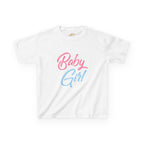 "Baby Girl" Pastel Script Shirt - 314 Originals