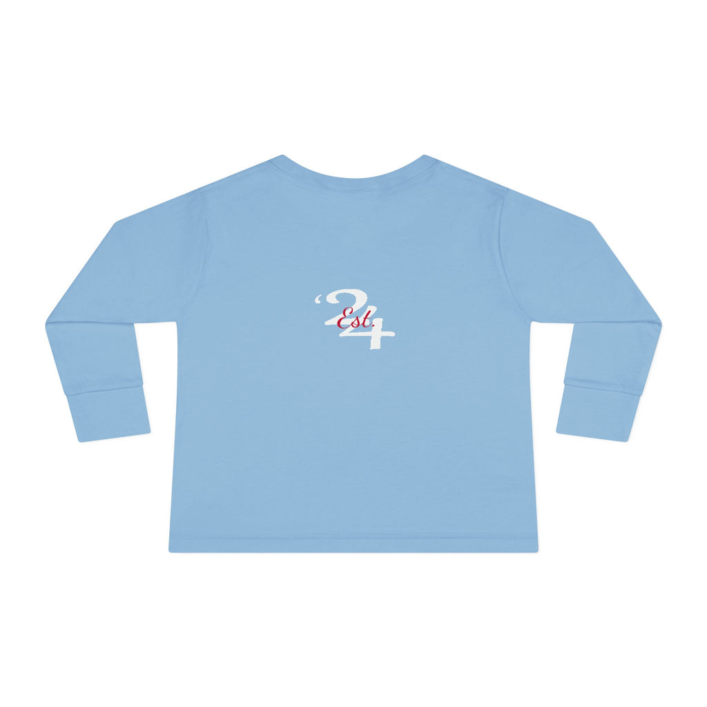 Toddler Long Sleeve Tee — "314 Originals" Retro Script Kids Shirt - 314 Originals