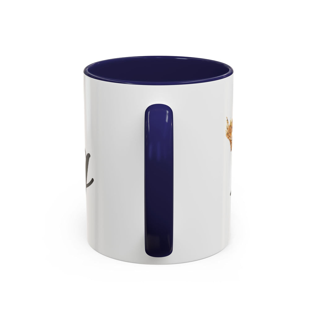 King Script Accent Coffee Mug — Crowned 'King' Ceramic Coffee Cup (11/15oz) - 314 Originals