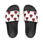Youth Ladybug Slide Sandals — Removable Strap Cute Red Ladybug Pattern - 314 Originals