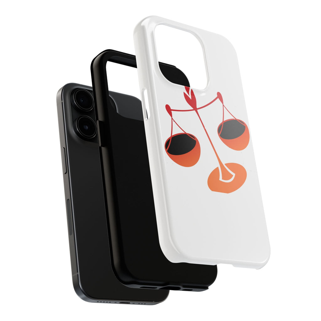 Libra Scales Phone Case — Zodiac Balance Tough Protective Cover Printify Phone Case  314 Originals