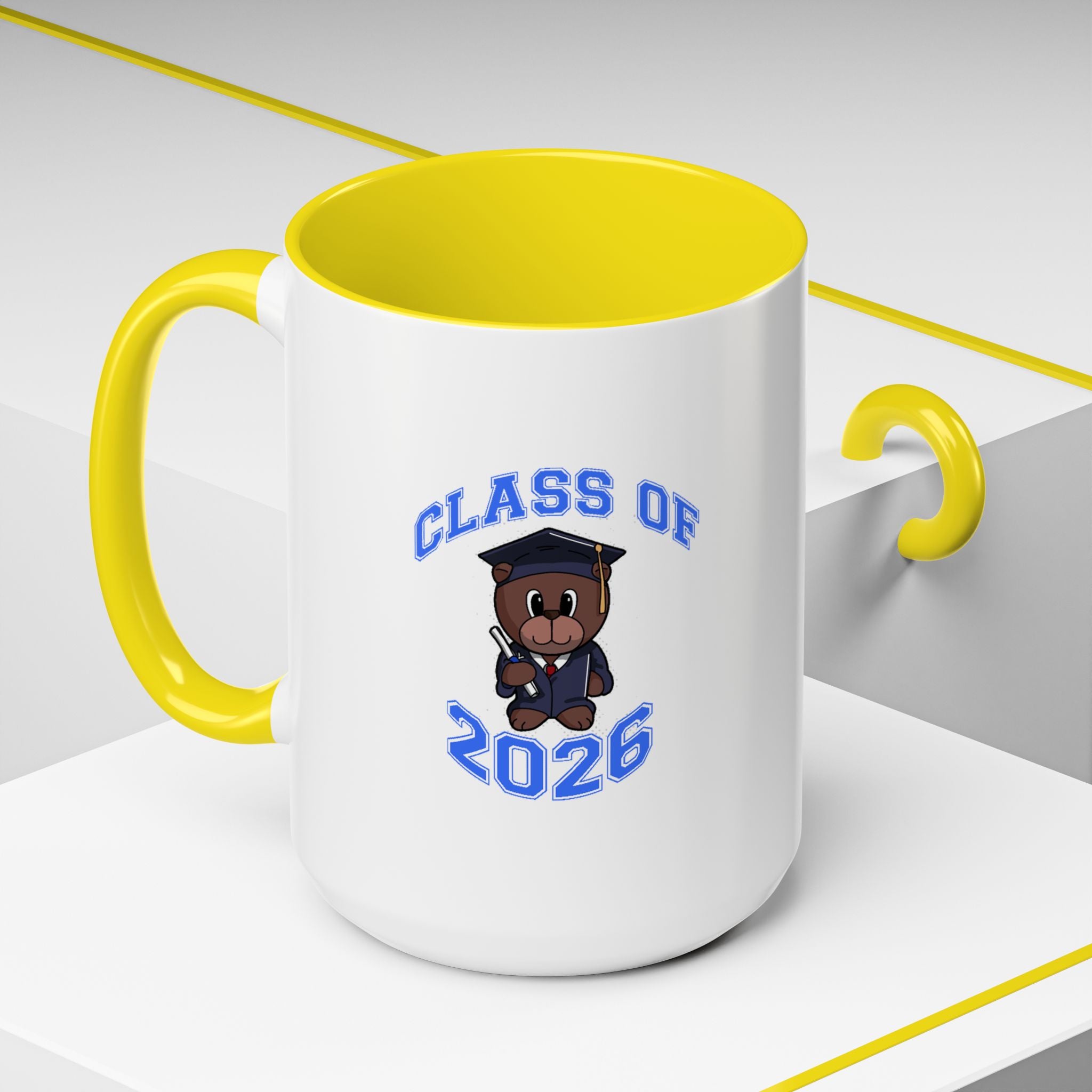 Graduation 2026 Accent Coffee Mug — Class of 2026 Grad Gift
