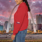 Proud Missouri Fleur-de-lis Hoodie — From the Lou St. Louis Pride Sweatshirt - 314 Originals