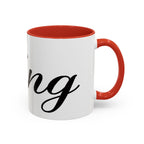 King Script Accent Coffee Mug — Crowned 'King' Ceramic Coffee Cup (11/15oz) - 314 Originals