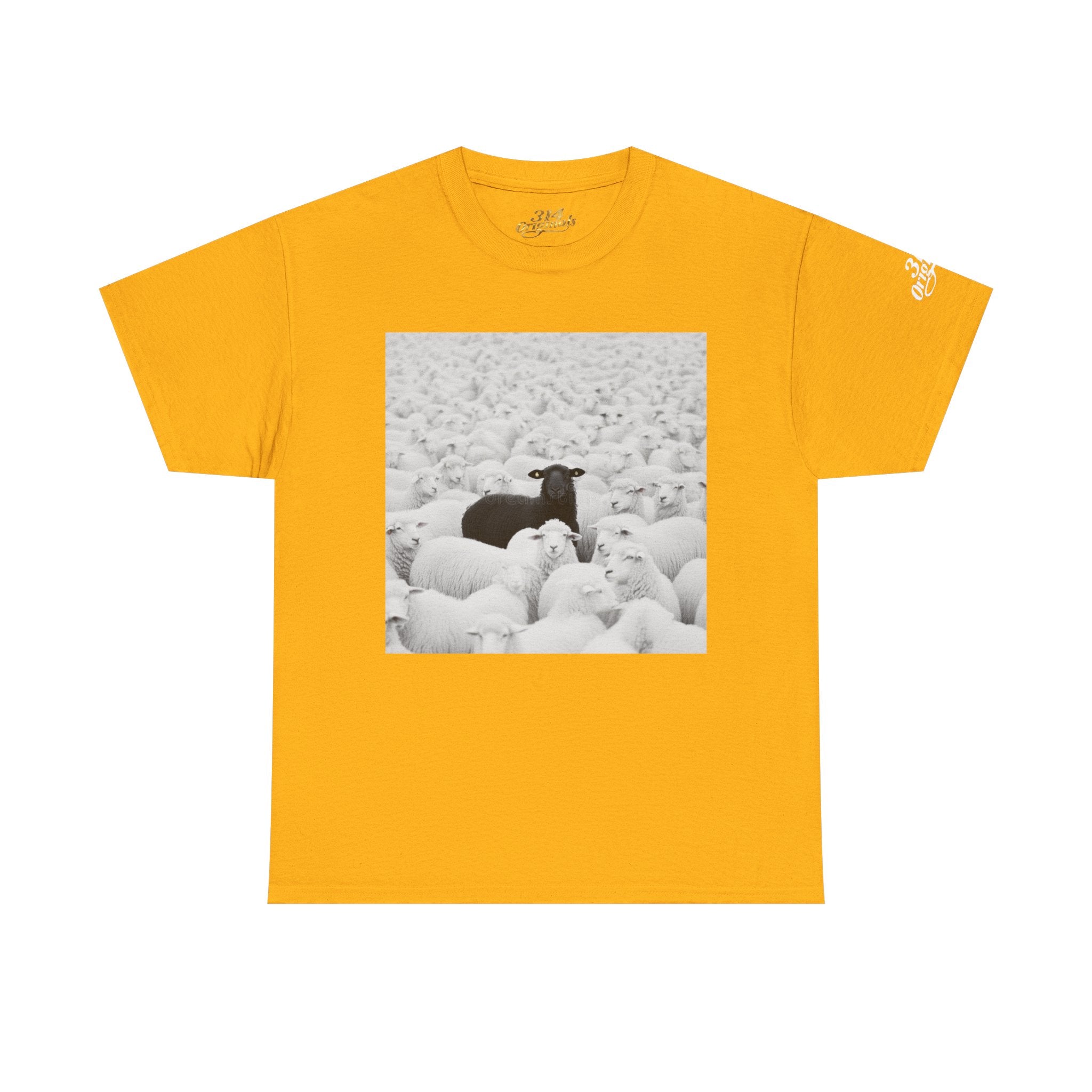 Black Sheep T-Shirt — Funny Contrast Sheep Graphic Tee