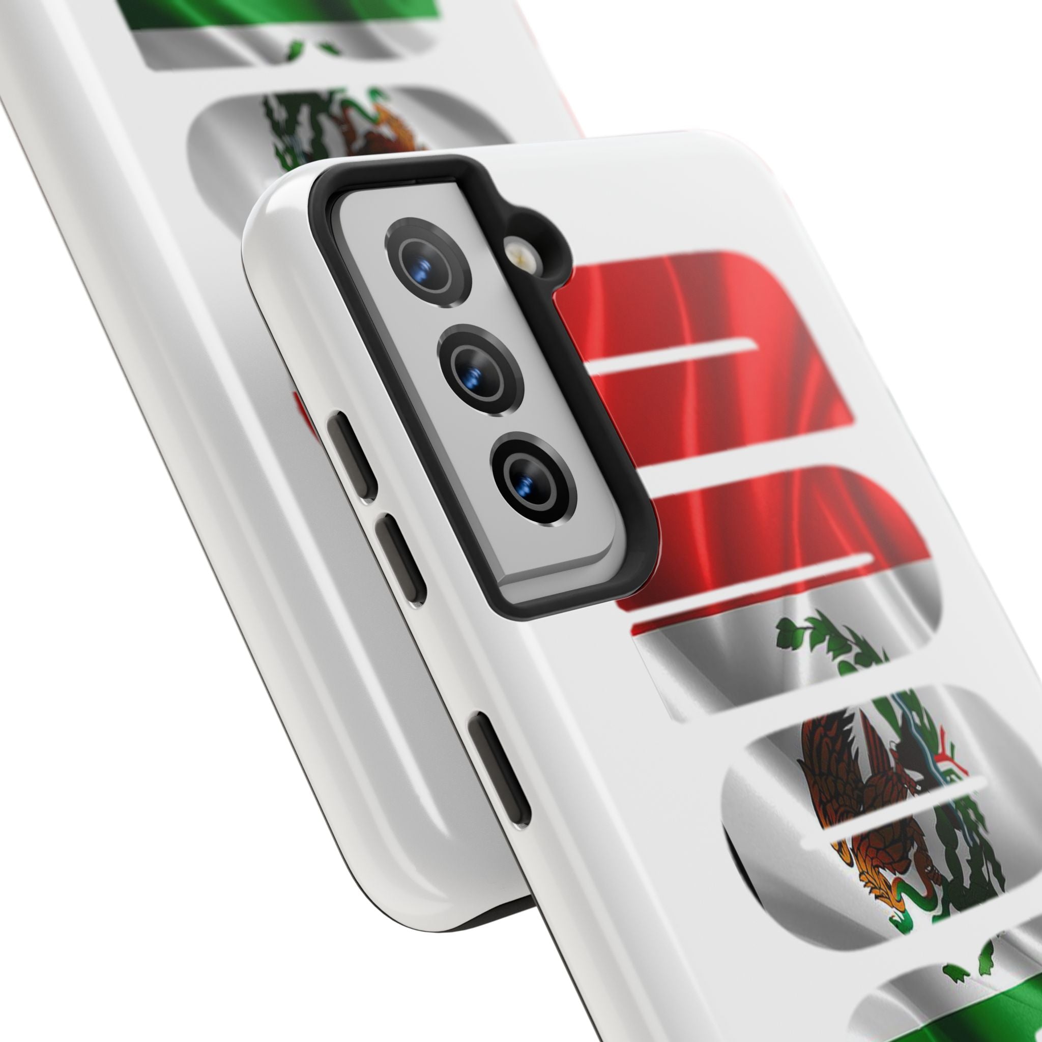 Mexico Pride Tough Phone Case — Mexican Flag Vertical 'PRIDE' Design Printify Phone Case  314 Originals