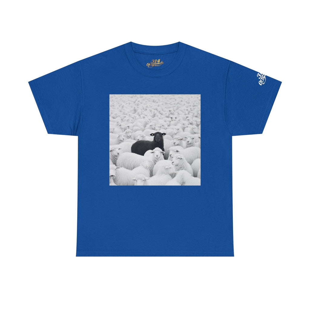 Black Sheep T-Shirt — Funny Contrast Sheep Graphic Tee