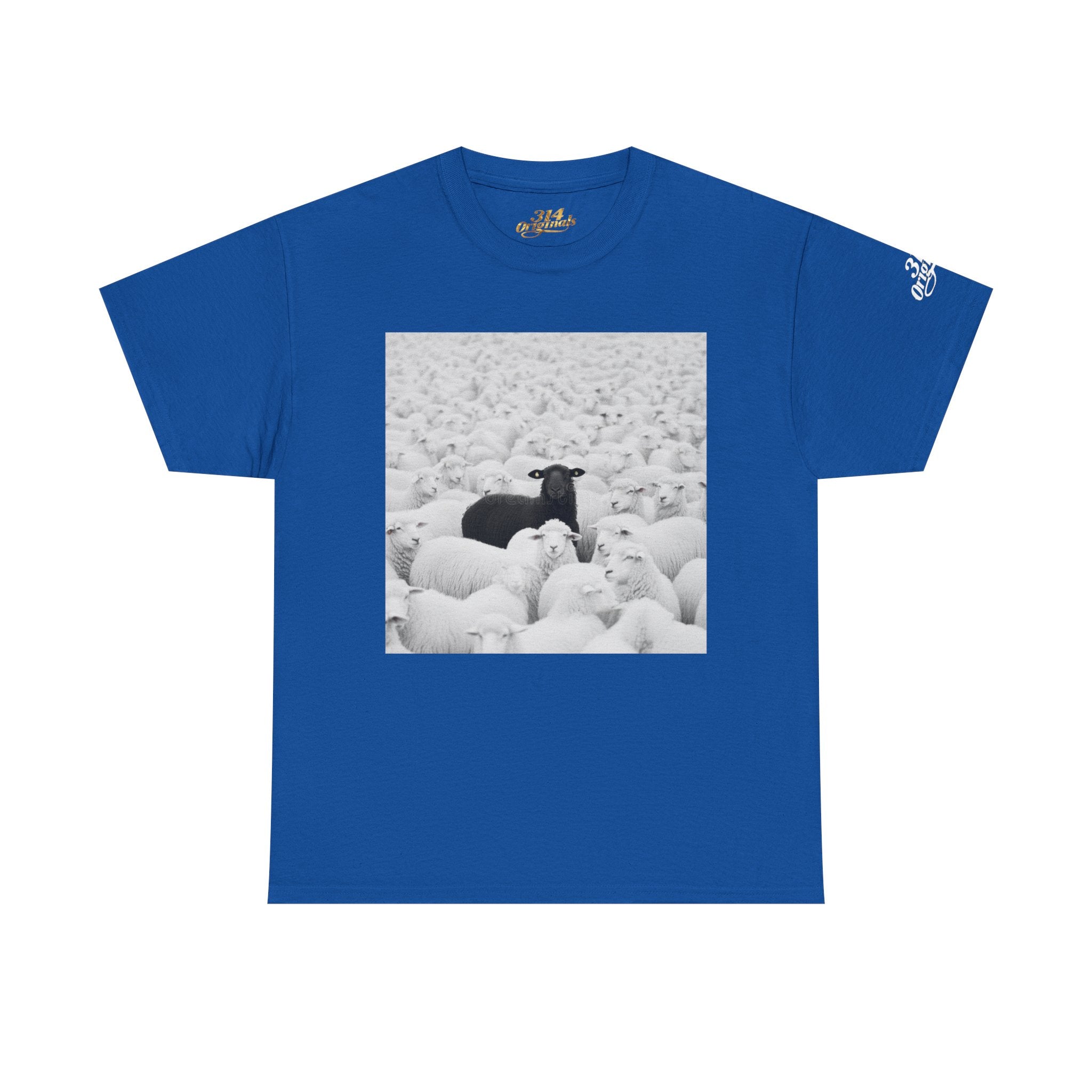 Black Sheep T-Shirt — Funny Contrast Sheep Graphic Tee
